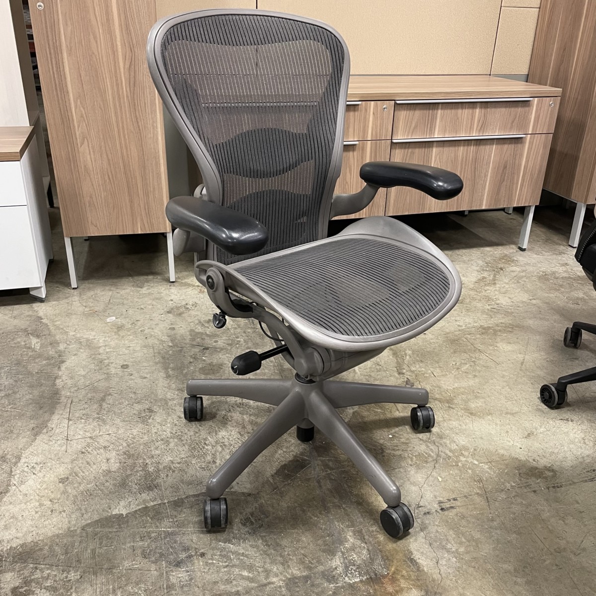 Herman Miller Chair being scanned